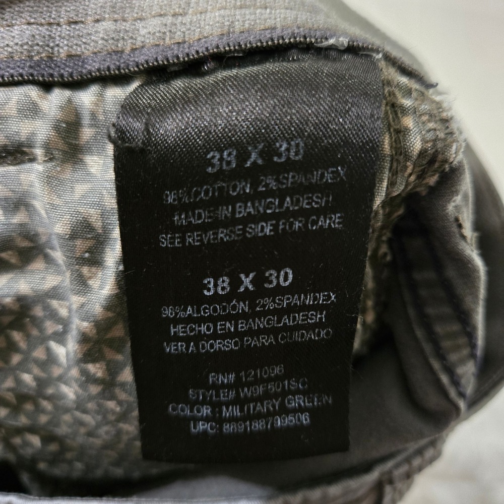 Weatherproof Mens Military Green Utility Pants 38x30 Cotton Blend W9F501SC - Picture 5 of 5